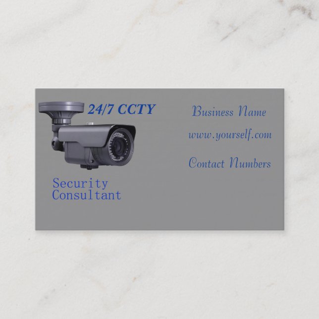 Security Business Card (Front)