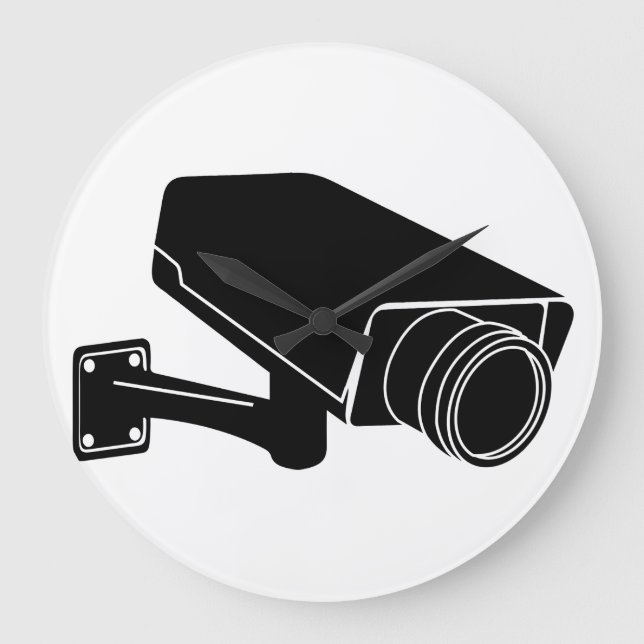 Security Camera Large Clock (Front)