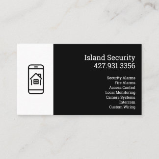 Security Company Business Card
