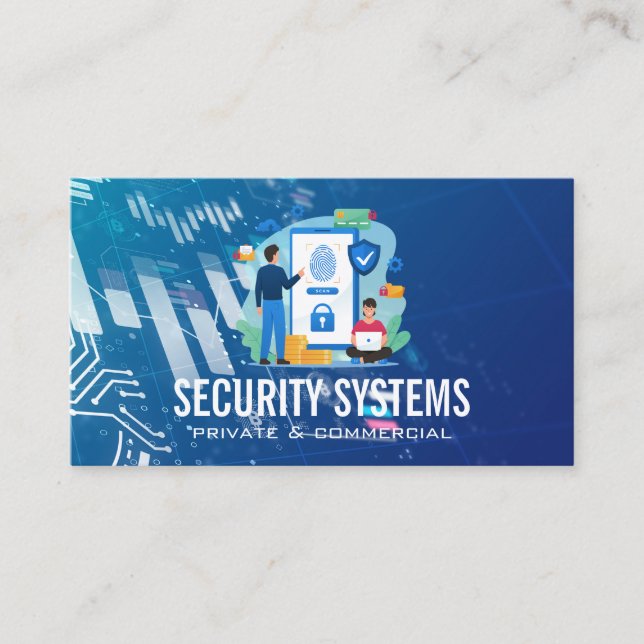 Security Data | AI Tech | CSO Executive Business Card (Front)