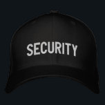 Security Embroidered Hat<br><div class="desc">security ball cap</div>