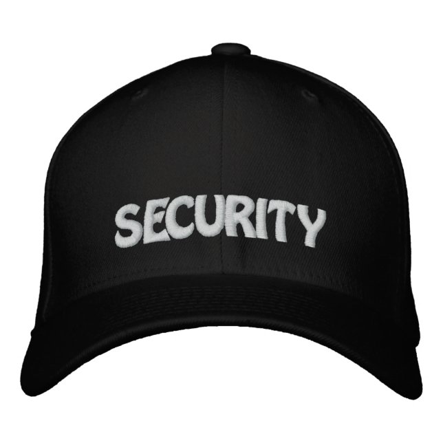 SECURITY EMBROIDERED HAT (Front)