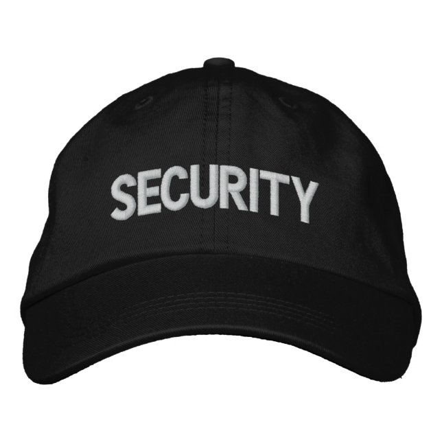 SECURITY EMBROIDERED HAT (Front)