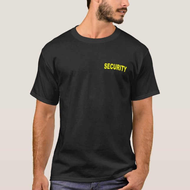 Security Event Safety Guard Professional Officer U T-Shirt (Front)