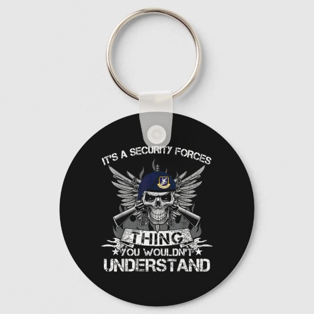 Security Forces Thing Wouldnt Understand Air Force Key Ring (Front)