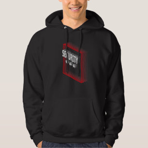 Security Job Title Appreciation Retro Hoodie