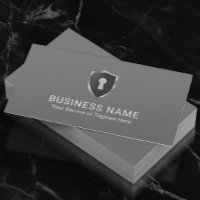 Security Keyhole Logo Warehouse Storage Service
