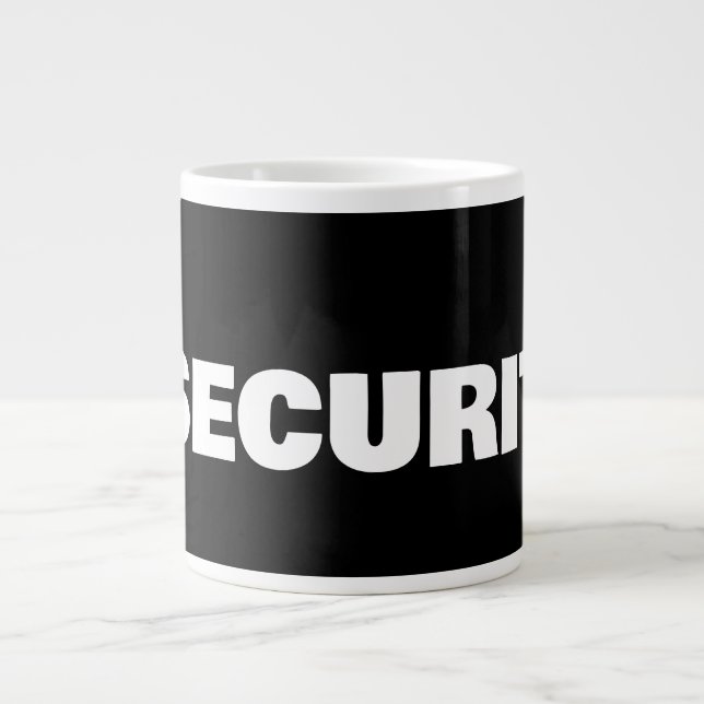 Security Large Coffee Mug (Front)