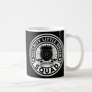 Security Little Sister Protection Squad Funny Boys Coffee Mug