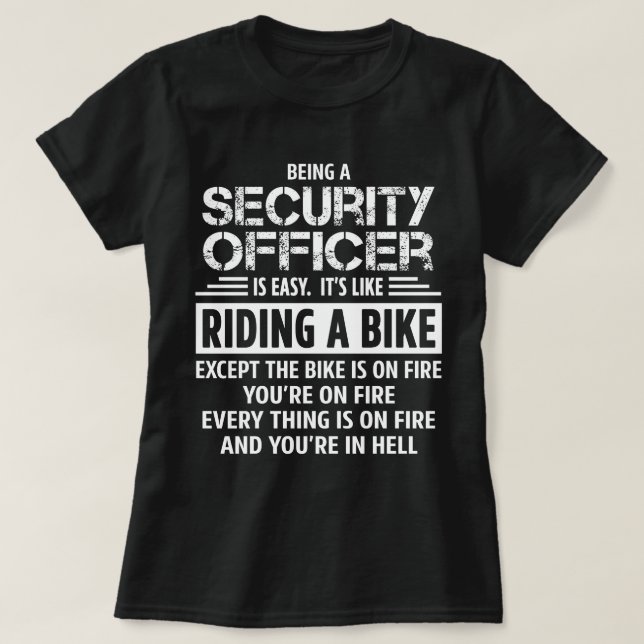 Security Officer T-Shirt (Design Front)