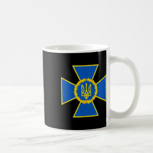 Security Service Of Ukraine Emblem Sbu Flag Ukr 2 Coffee Mug