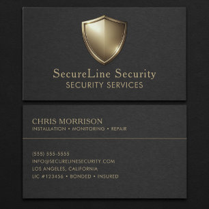 Security Services Business Card