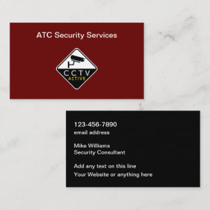 Security Services Online Custom Business Cards