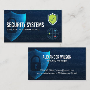 Security Shield   Network Protection   Code Business Card