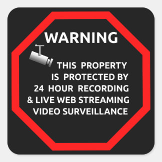 Security Sticker for Windows By Business Supplies