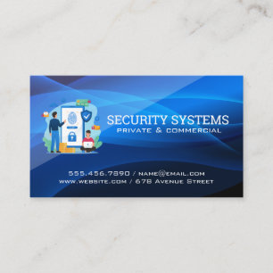 Security Systems   Online Identity Protection Business Card