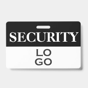 Security with Custom Logo ID Badge