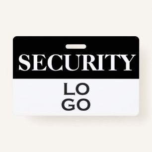 Security with Custom Logo ID ID Badge