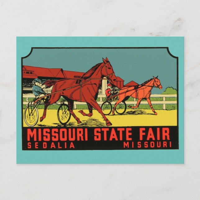 Sedalia, Missouri  Postcard (Front)
