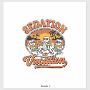 Sedation Vacation Retro Dental Humor Shirt Design_