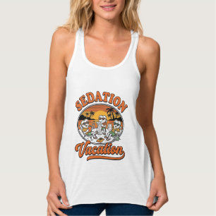 Sedation Vacation Retro Dental Humour Shirt Design