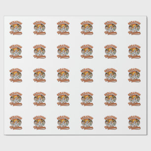 Sedation Vacation Retro Dental Humour Shirt Design Wrapping Paper