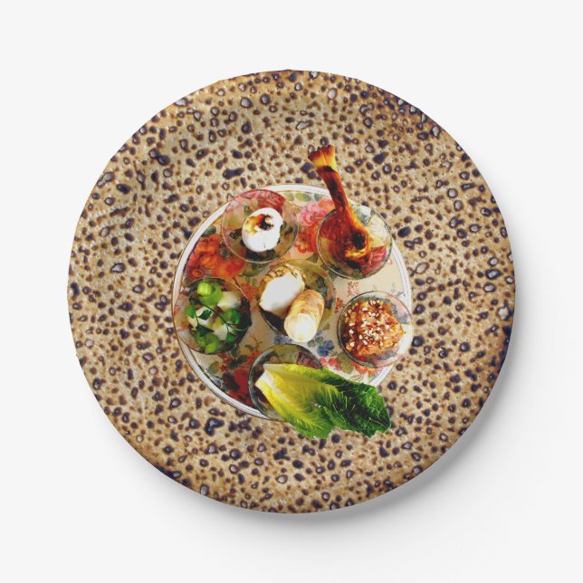 Seder Plate - Shmurah Matzah (Front)
