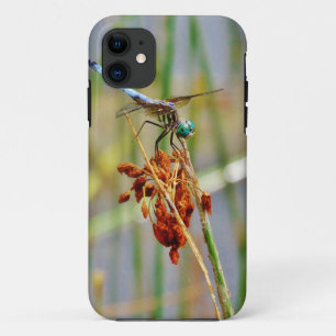 Sedge grass, and Dragonfly iPhone 11 Case