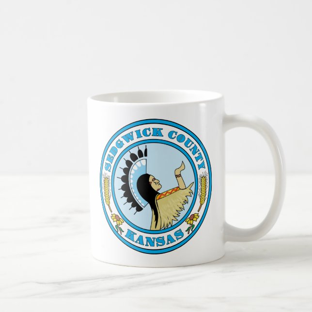 Sedgwick County seal Coffee Mug (Right)
