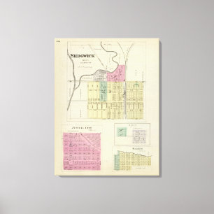 Sedgwick, Jewell City, Omio, Salem, Kansas Canvas Print