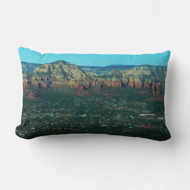 Sedona and Coffee Pot Rock from Above Lumbar Cushion (Front)