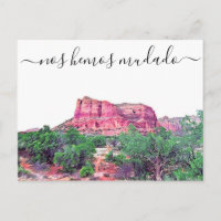 Sedona Anuncio de Mudanza Postcard