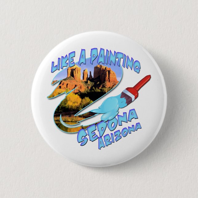 Sedona Arizona 6 Cm Round Badge (Front)