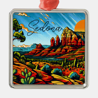 Sedona, Arizona Christmas Metal Tree Decoration