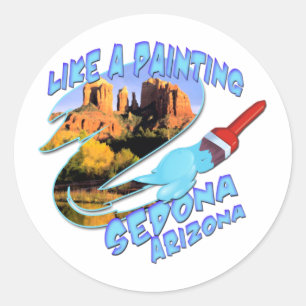 Sedona Arizona Classic Round Sticker