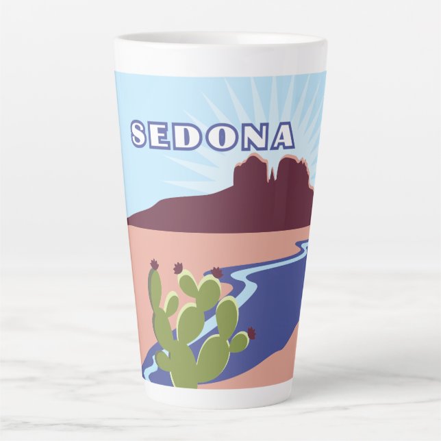 Sedona, Arizona Latte Mug (Front)