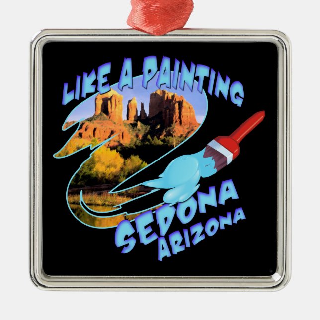 Sedona Arizona Pendant Ornament (Front)