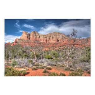 Sedona Arizona red rock landscape Photo Print