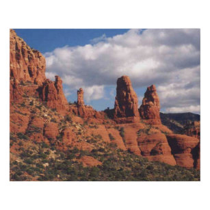 Sedona Arizona Red Rocks Faux Wrapped Canvas Print