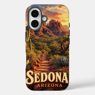 Sedona Arizona Sunset Red Rock Desert Travel iPhone 16 Case