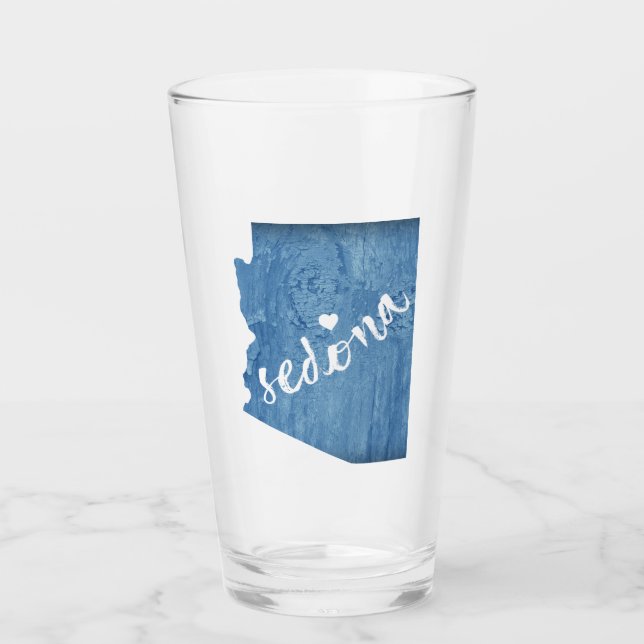 Sedona Arizona Wood Grain Glass (Front)