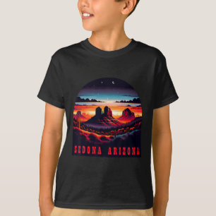 Sedona Az Hiking Outdoors Mountain Sedona Usa Retr T-Shirt