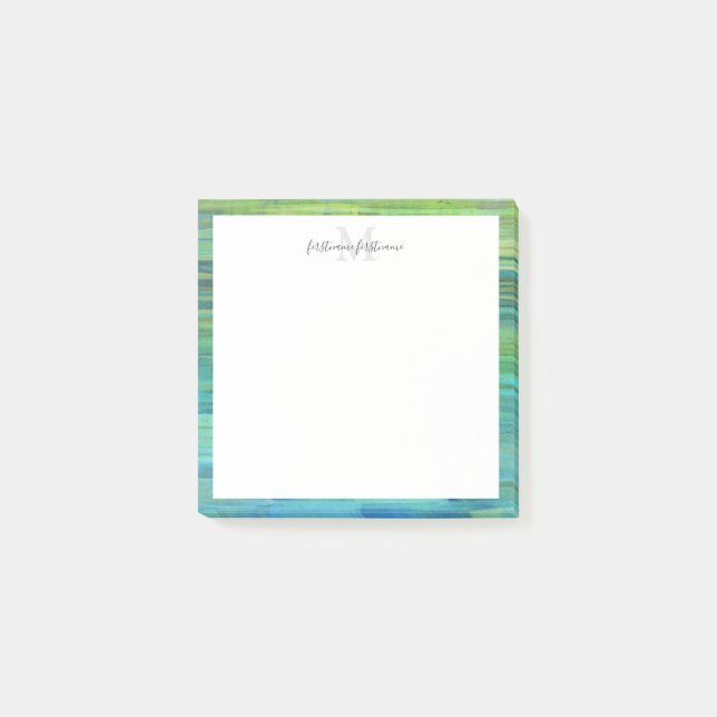 Sedona Falls Blue Green 3" x 3" Post-it Notes (Front)