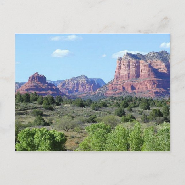 Sedona Mountains Postcard (Front)
