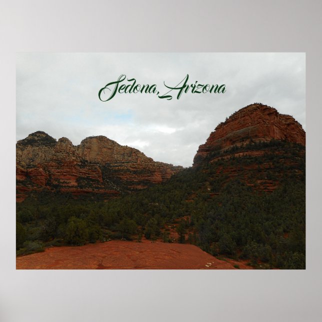 Sedona Natural Red Rocks Poster (Front)