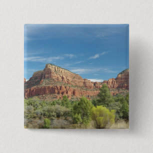 Sedona Red rocks 15 Cm Square Badge
