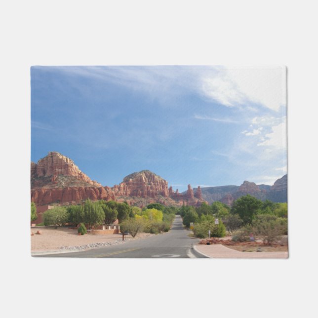 Sedona Red rocks Doormat (Front)
