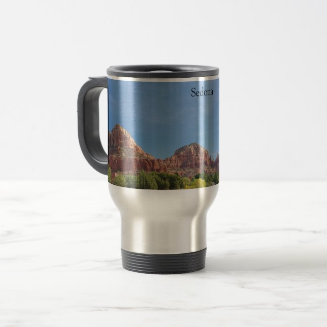 Sedona Red rocks Travel Mug (Front Left)