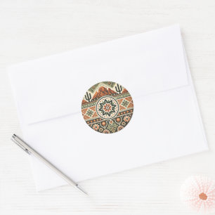 Sedona Southwest Desert Colours Sticker/Label Classic Round Sticker