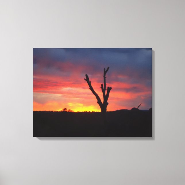 Sedona Sunset Canvas Print (Front)